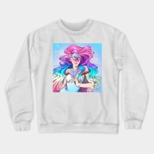 Candy Rainbows and Butterflies Crewneck Sweatshirt